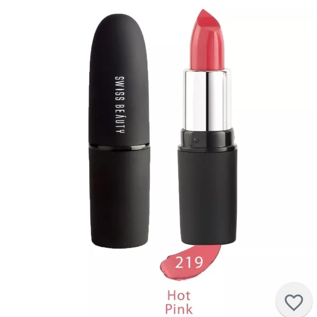 Swiss beauty lipstick - 219, Hot Pink - Leafshop India