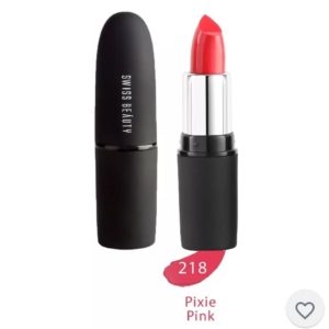 Swiss beauty lipstick-218 pixie pink