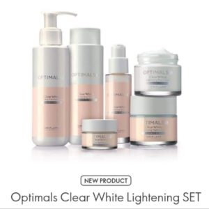 Oriflame Optimals clear whitning skin care set