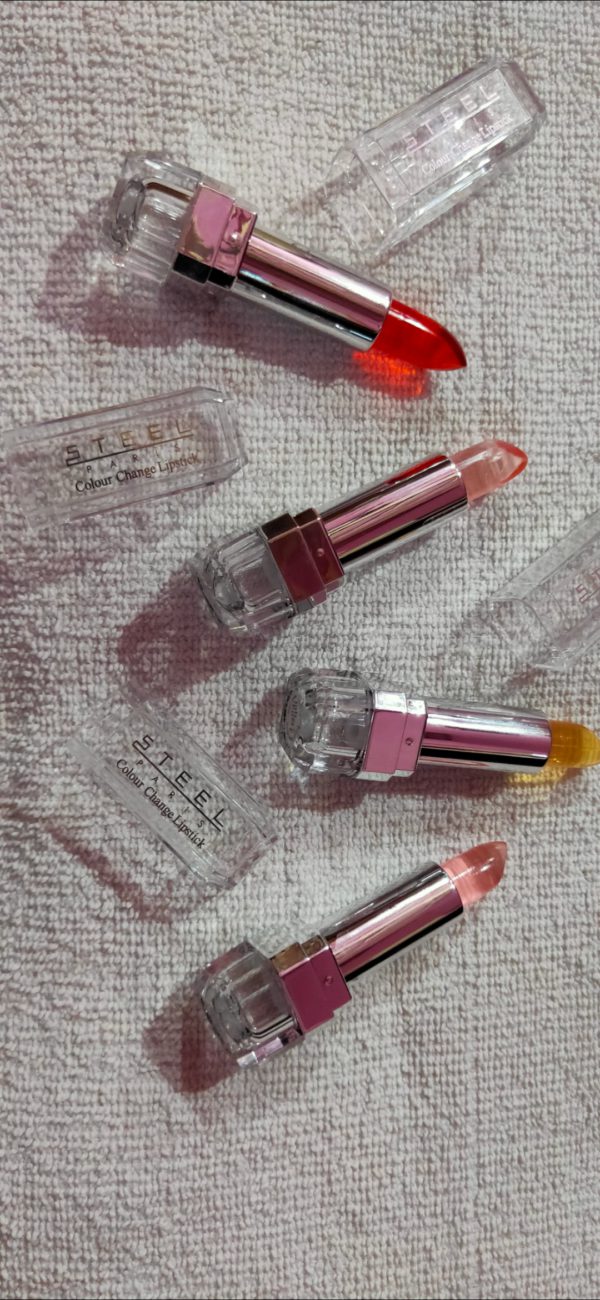 Steel colour change gel lipstick